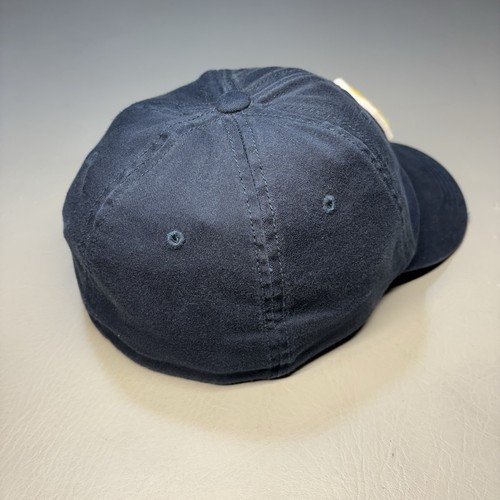 Cappello da baseball vintage vecchio navy blu/oro aderente L/XL sul logo invecchiato - Foto 7 di 16
