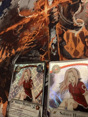 Sakura Haruno 027: One Diamon Foil Unlimited LP & One Wavy Foil First Edition LP - Picture 10 of 18