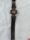 Vintage Men's Timex Atlantis 100 Digital Black Resin Strap Watch Needs Battery
