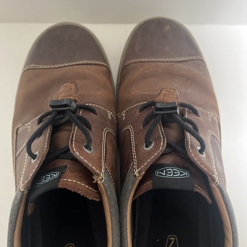Keen 2-Tone Brown Dress Shoe Men Size 11.5 US - Picture 8 of 10