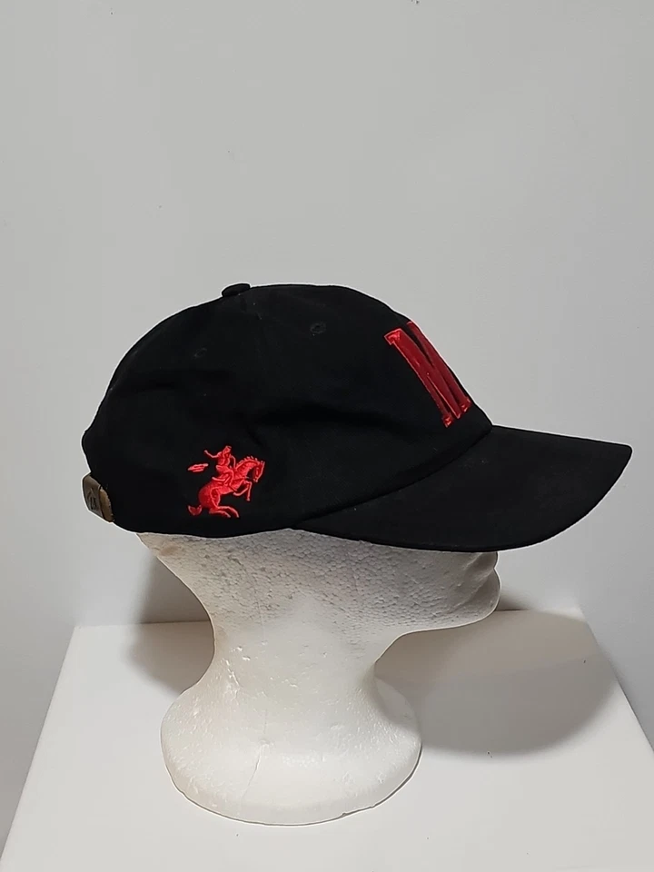 复古 90 年代万宝路 M 标志骑马绑带帽 — 第 3/4 张图片