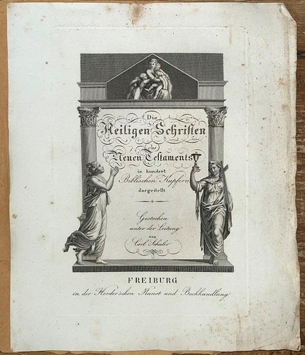 [1815] Collection Of 20 New Testament Bible Engravings.  Freiburg Imprint. - Bild 23 von 23