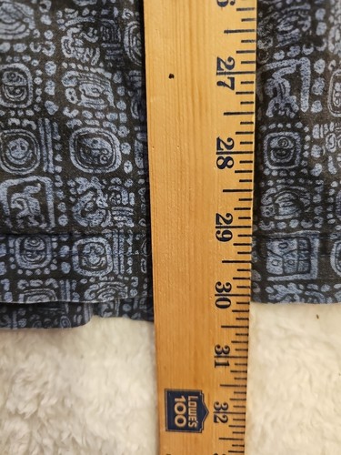 L.L. Bean Shirt Men's Sz 2XL Mayan Tribal Pattern Button Up Aztec - Picture 8 of 9