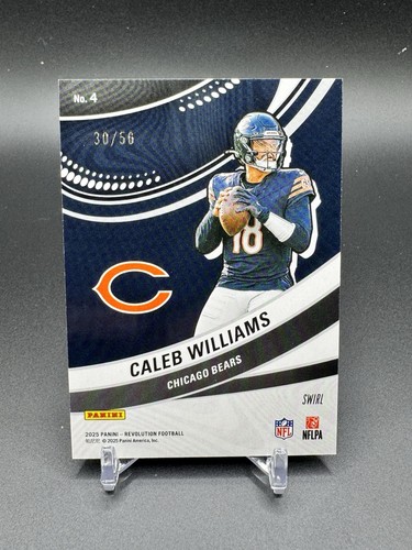 Panini Revolution 2025 Caleb Williams Futures Red Swirl #/50 - Imagen 2 de 2