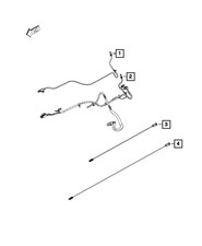 Genuine Mopar USB Cable 68256846AA