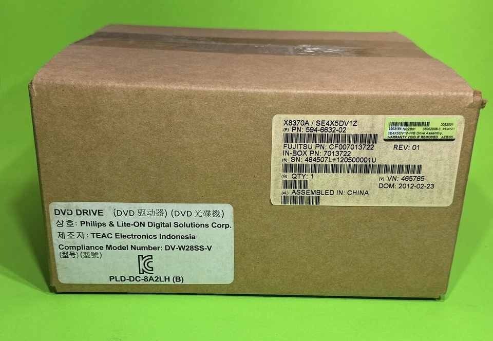 Sun X8370A 541-4272 8X DVD-ROM Writer / 24X CD-ROM Writer SE4X5DV1Z New in Box - Image 2 of 4