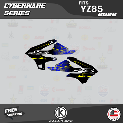 Graphics Kit for Yamaha YZ85 (2022-2023) YZ 85 Cyberware