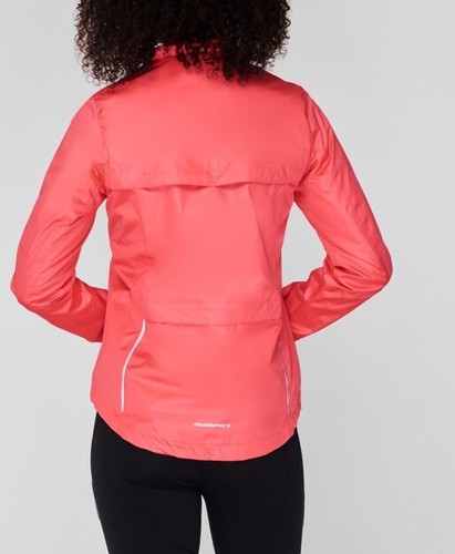 MUDDY FOX Coral Pink Lightweight Cycling Jacket Coat Size UK 18 Weatherproof - Picture 3 of 11