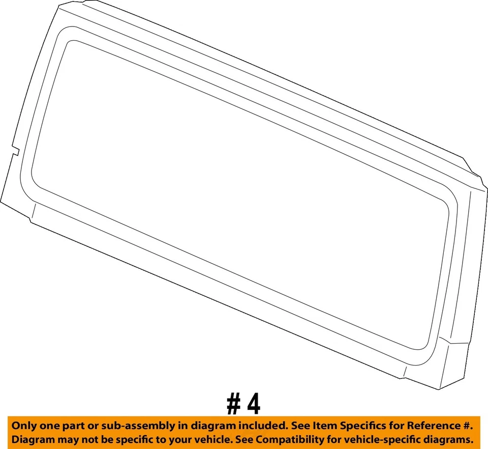 Used Windshield fits: 2013 Jeep Wrangler glass and frame Grade A Foto 4 de 4