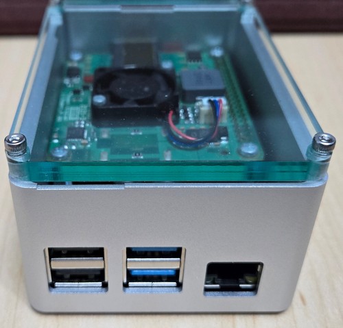 Raspberry Pi 4b 4GB im silbernen Anidees Gehäuse mit PoE HAT mit Lüfter - Kit ***NEU*** - Bild 6 von 7