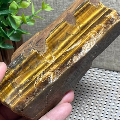 459g  tiger's-eye rough raw stone rock specimen madagascar healing H60