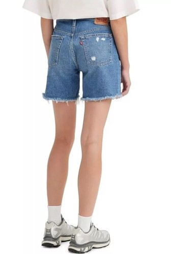 Levi's WELL SURE Pantaloncini Jean Donna 501 Media Coscia, US 24 - Foto 3 di 7