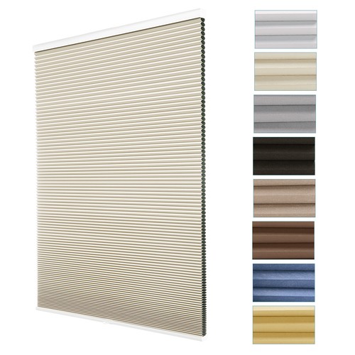 Custom Cordless Cellular Window Shades Blackout Honeycombs  Blinds-Free shipping - Picture 11 of 44