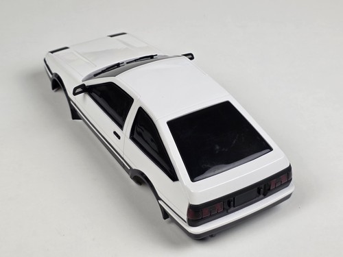 LDRC Drift RC Car Body Shell AE86 White 1/18 Scale RC Drifting Replica Model - Picture 2 of 12