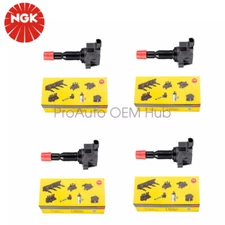 30520PWC003 4 Pcs U5162 NGK Ignition Coils OEM for Honda Fit 1.5L 2007-2008