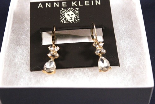 Amazing 3/4" Hoop Dangle Earrings with Faux Jewels - Picture 2 of 2
