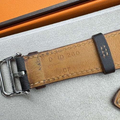 HERMES Apple Watch 41/40/38mm Fauve Brown Leather Band Single Tour from JAPAN - 第 8/8 張圖片