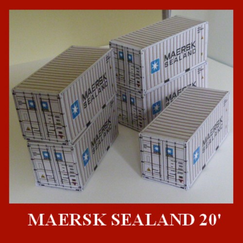 HO Gauge Collection Card Kits Model Shipping Containers x 12 - Picture 7 of 11