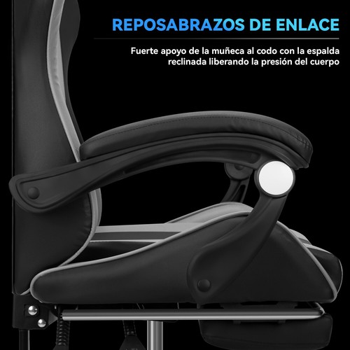 Ergonomic Gaming Chair Racing Style Office Seat Adjustable High Back for Adults - Picture 18 of 50