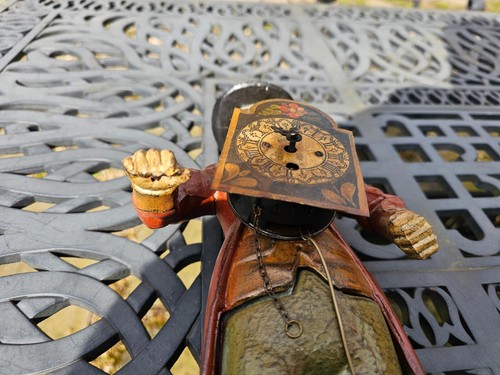 Clock Peddler seller, vintage Dutch JVE 15" clock for restore - Picture 8 of 13