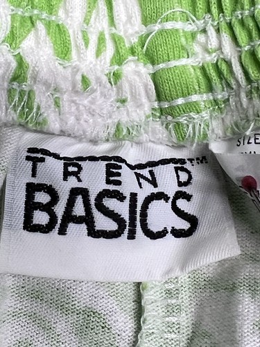 Vintage 90s Girls Floral High Waist Cotton Casual Shorts Trend Basics Sz L 10/12 - 第 3/7 張圖片