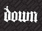 Down Band vinyl decal sticker Car Truck Hard Rock Band Logo Metal