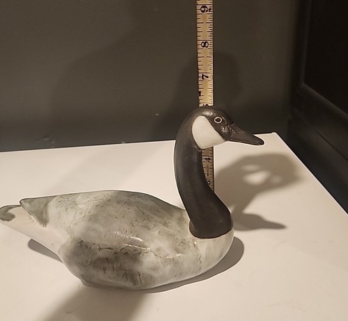Pod Studio Art Pottery Edgecomb Maine Canada Goose Figure 9” X 6” Excellent - Picture 7 of 8
