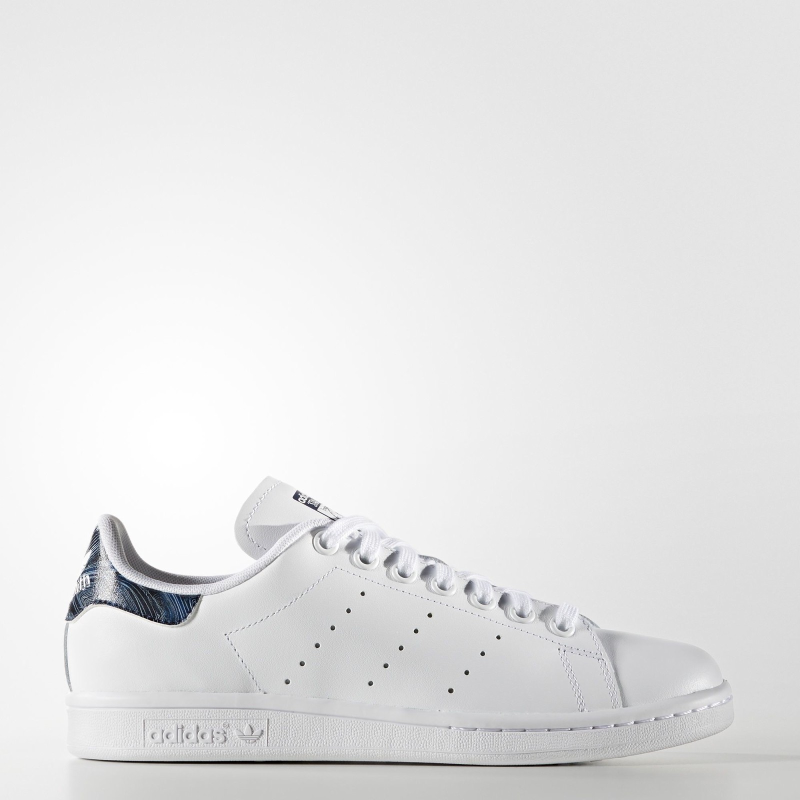 Adidas Damens Stan Smith (WEISS / footwear WEISS / night indigo) BB3009 Adidas Damens Stan Smith (WEISS / footwear WEISS / night indigo) BB3009