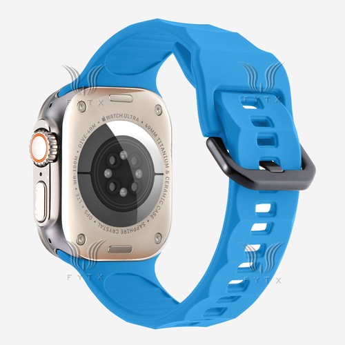 For Apple Watch Ultra 2 Series 10 9 8 7 6 5 4 SE Silicone Sport Strap watch band - Picture 41 of 55