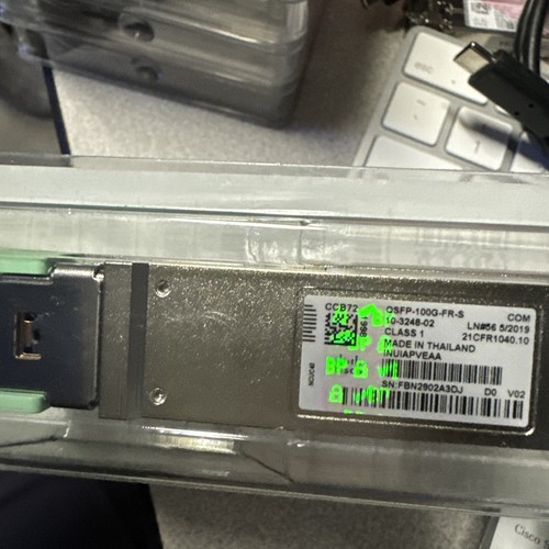 Cisco QSFP-100G-FR-S 100G QSFP28 Transceiver 100G-FR, 2km SMF, duplex, LC