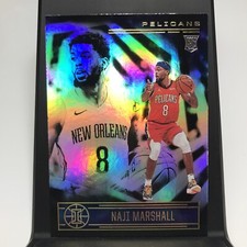 2020-21 Panini Illusions Naji Marshall Base  Rookie RC #197 Pelicans