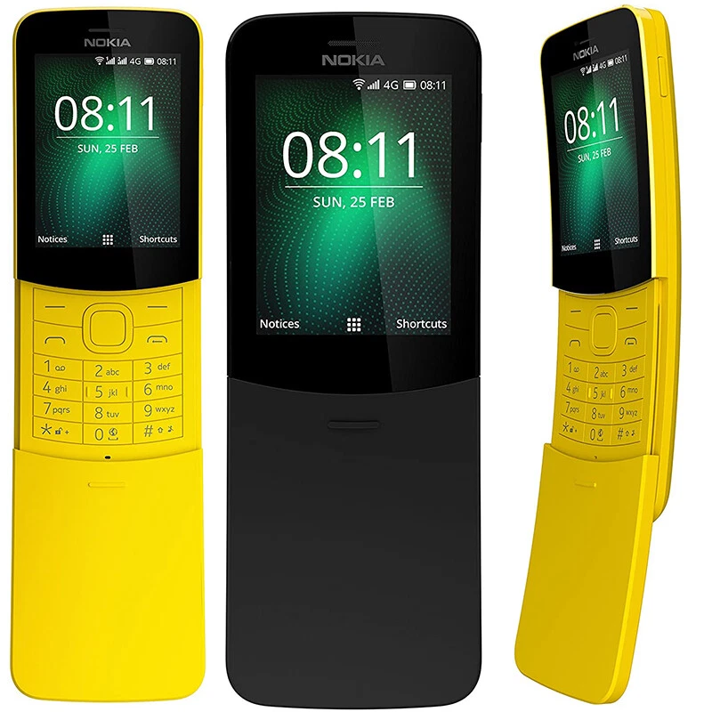Original Nokia 8110 4G (2018)T Unlocked 4GB 512MB RAM Dual Sim 2MP New - Image 2 of 4