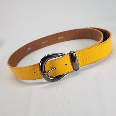 Linda Allard for Ellen Tracy Leather Belt 30 32 M Soft  display picture 2