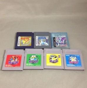 7-Pokemon-set-Gold-Silver-Crystal-Red-Green-Yellow-Blue-Nintendo-GameBoy-GB-GBC