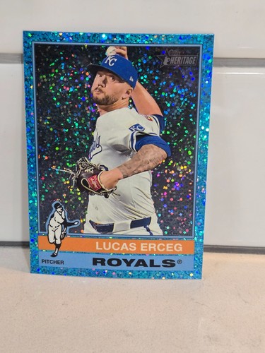 2025 Topps Heritage Light Blue Sparkle Chrome Parallels #1-500 You Pick! - Picture 60 of 419