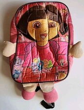 Dora The Explorer Plush Pink Mini 15 Inch Backpack Nick Jr.