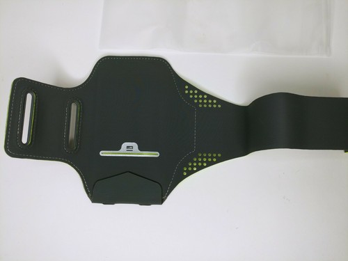 Inateck Gray/Green Sport Armband Running Jogging Gym Arm Band Pouch Cell Phone - Picture 2 of 2