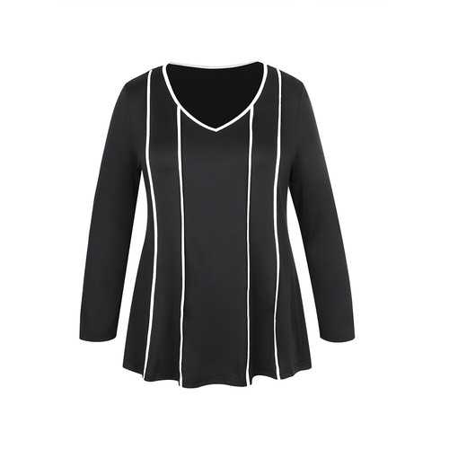 PLUS SIZE Women's Baggy Casual Tunic Tops Pullover Long Sleeve Shirt Blouse Tee - Picture 5 of 13