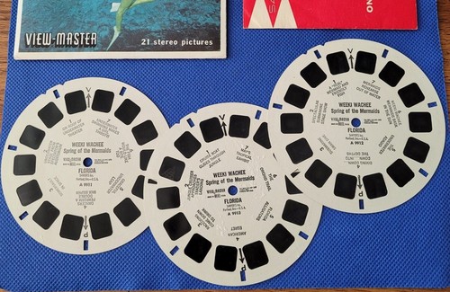 RARE Sawyer's A991 Weeki Wachee Spring of the Mermaids view-master Reels Packet - Picture 3 of 6