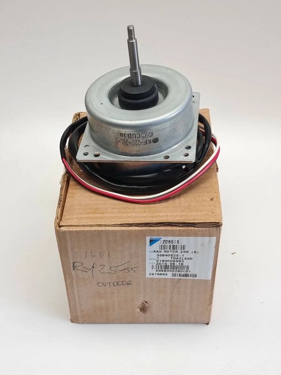 Genuine Daikin 1206515 Fan Motor 25W (S) - 3SB40525-1 | eBay