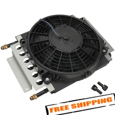 Derale 13720 8 Pass Electra-Cool Remote Cooler, -6AN Inlets