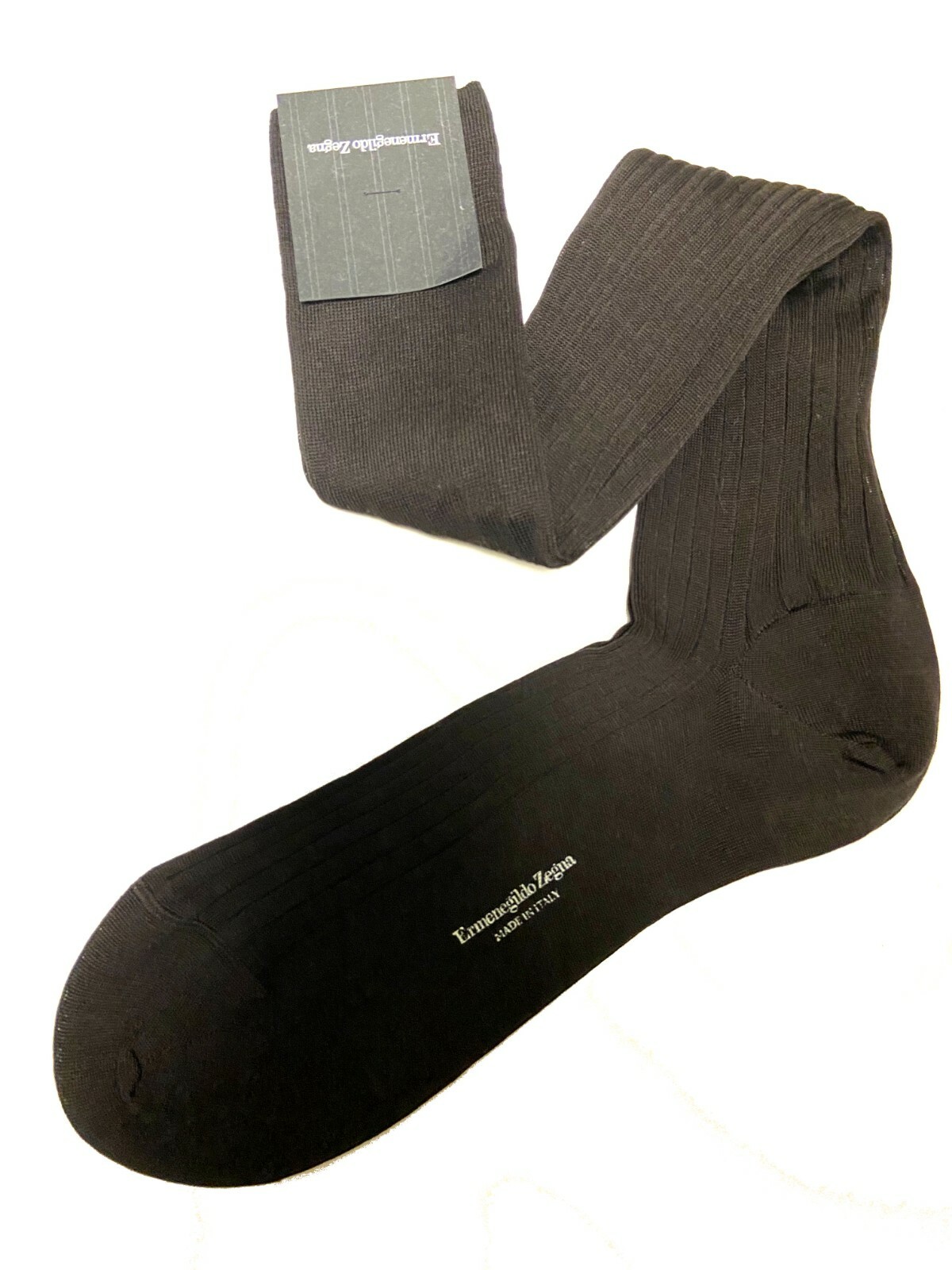 Ermenegildo Zegna Мужские коричневые хлопчатобумажные гольфы Made in Italy Размер M L XL 2X 5090₽