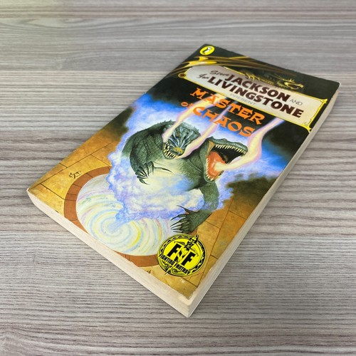 MASTER OF CHAOS FIGHTING FANTASY 1990 IAN LIVINGSTONE DRAGON BOOK 1ST EDITION - Picture 7 of 9