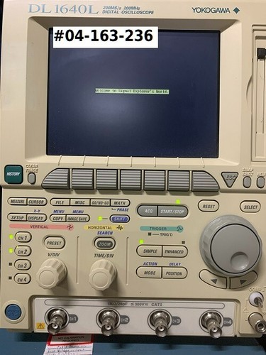 Yokogawa DL1640L 200MS/s 200MHz 4-Ch Digital Oscilloscope 701620 printer built n - Picture 4 of 7