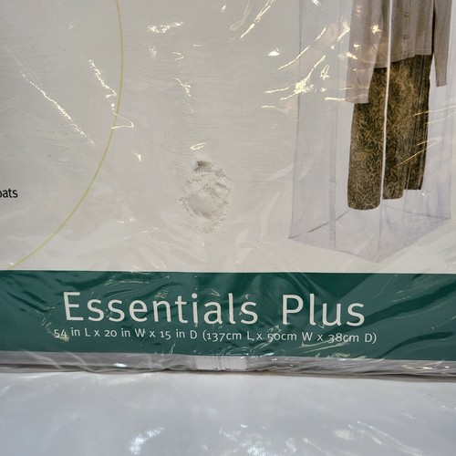 Essentials Plus Garment Closet 54"×20" Clear - Picture 3 of 7