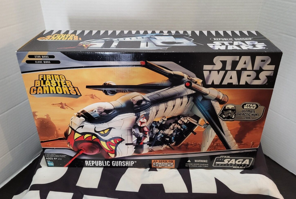 Republic Gunship 2006 STAR WARS Saga Collection Cartoon Network