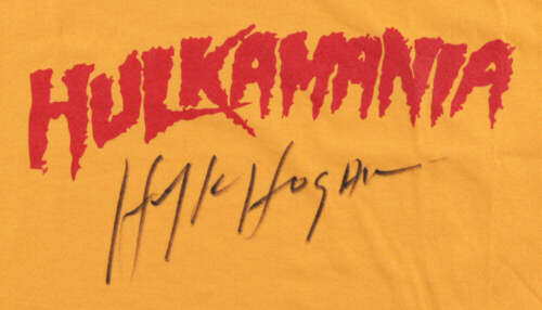 Hulk Hogan Signed Hulkamania T-Shirt (JSA COA) - Picture 2 of 4