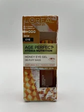 Damaged Box L'oreal Honey Eye Gel Age Perfect Hydra-Nutrition DISCONTINUED .5oz