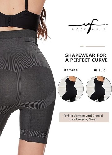 Women Tummy Control Shapewear High-waisted Body Shaper Shorts Slimming Panties - Picture 2 of 5