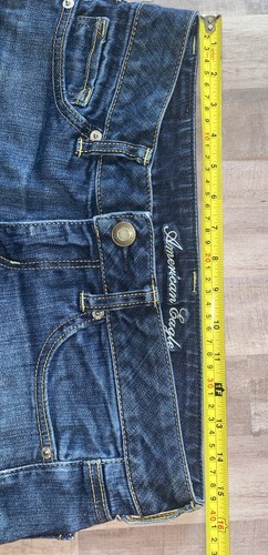American Eagle Outfitters Womens Stretch Shortie Cutoff Denim Shorts Size US 6 - Picture 10 of 10